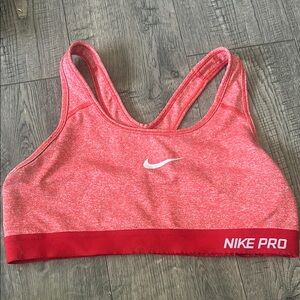 Nike Pro Women's Red Sports Bra